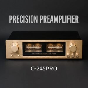 C-245 PRO Stereo Preamplifier Fully Balanced HiFi Preamp Referenced Accuphase Circuit 0.002% Ultra Low Distortion 115dB SNR XLR RCA Input