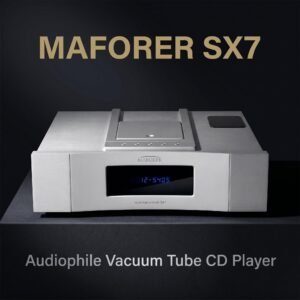 01_主图_品牌主视觉 MAFORER SX7 Pure Vacuum Tube CD Player, High Fidelity Hi-Res Lossless Audio with External Bluetooth Input for Audiophile Home Sound System