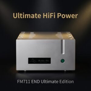 01_主图_品牌主视觉 BRZHIFI FM711END Ultra Edition Pure Post Power Amplifier, 280W*2 8Ω High Power Audiophile HiFi Amp, True Balanced Design Replicates Legendary Swiss FM711 Circuit