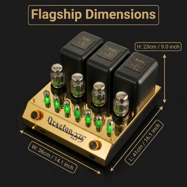 MC275 Vacuum Tube Stereo Amplifier – 75W KT88 Hi-Fi Amp