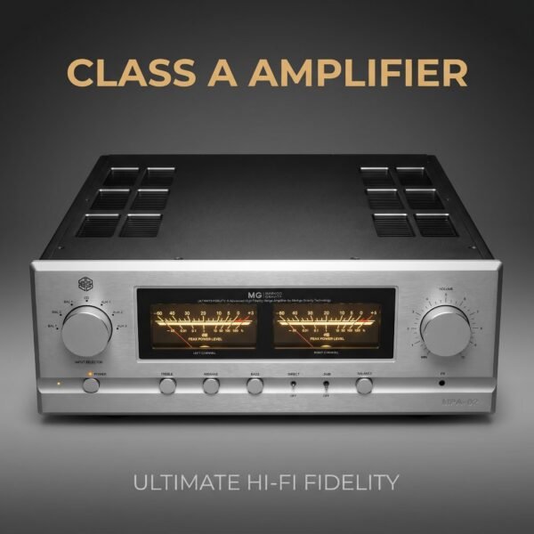 MPA-02 Class A High Power Integrated Amplifier Hi-Fi 350W 8Ω Low Distortion for Passive Speakers Home Audio