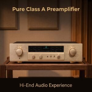 C-2000 Precision Stereo Preamplifier Class A Fully Balanced HiFi Audio Preamp 20Hz-20kHz Ultra Low Distortion 0.002% 118dB SNR