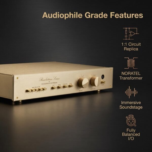 BRZHIFI FM255 Stereo Preamplifier | Reference Swiss FM Circuit