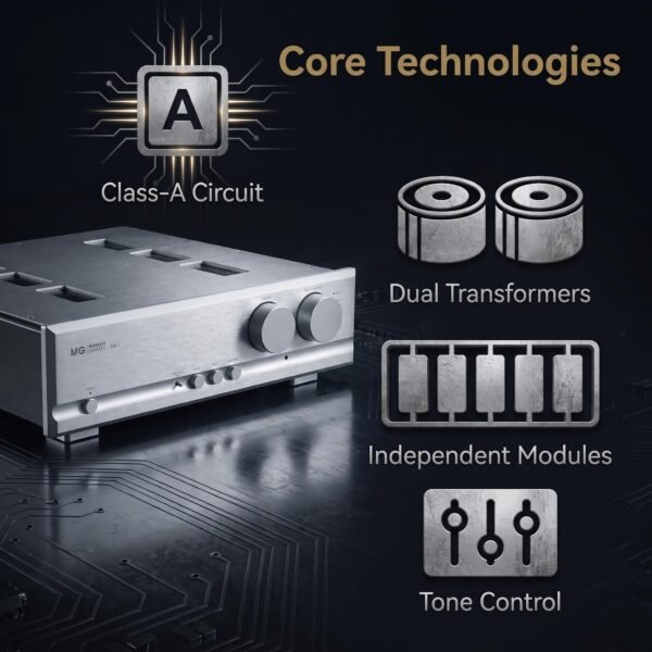 MA-1 Class A Stereo Preamplifier – Direct Pass-Through Hi-Fi
