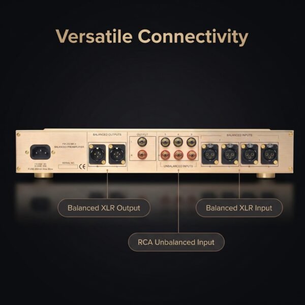 BRZHIFI FM255 Stereo Preamplifier | Reference Swiss FM Circuit