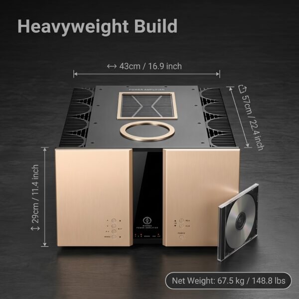 MK9800 Pure Class A Power Amplifier – Stereo/Mono Bridgeable