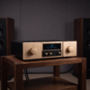 MK9200 High-End Hifi Preamplifier, Fully Balanced Pure Class A Stereo Preamp with Separate Balanced & Single-Ended System, All-Aluminum Remote Control for Home Audiophile Sound System