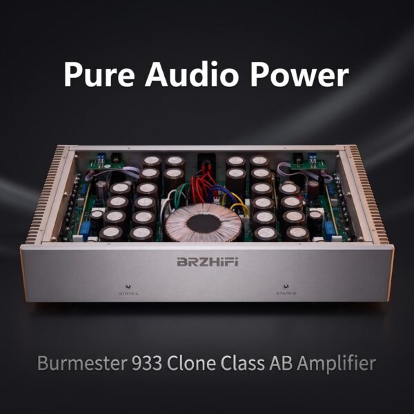 BRZHIFI Burmester 933 Clone Class AB Power Amplifier | 150W Two-Channel HiFi