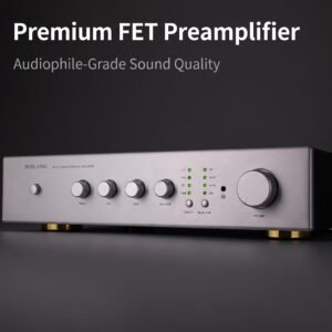 BERLASSE MT-12 Audiophile FET Preamplifier with Dual DAC & Bluetooth 5.4