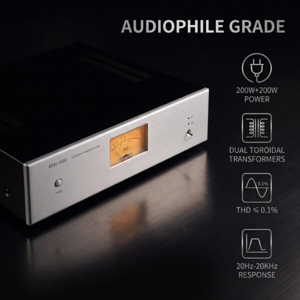 BERLASSE TS-6 Dual Toroidal Hi-Fi Power Amplifier | 2x200W Output