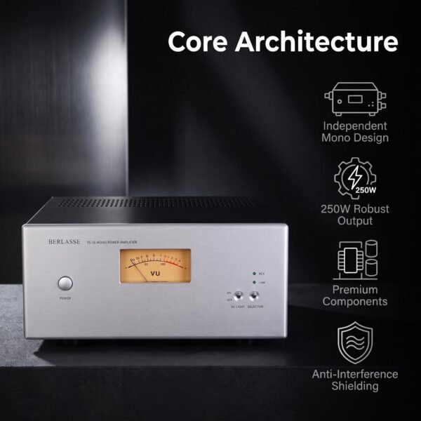 BERLASSE TS-15 250W Monoblock Power Amplifier for Audiophile