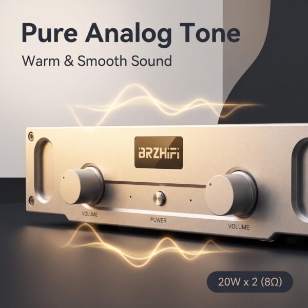 BRZHIFI A1S Pure Class A Amplifier - 20W Hi-Fi Audio Power Amp
