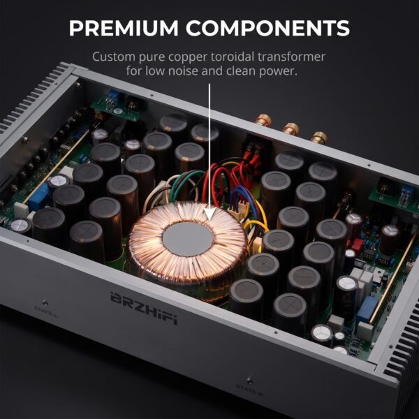 BRZHIFI Burmester 933 Clone Class AB Power Amplifier | 150W Two-Channel HiFi