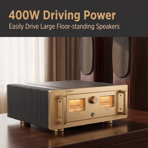 BRZHIFI A60 Stereo Power Amplifier - Accuphase Circuit 400W Class AB
