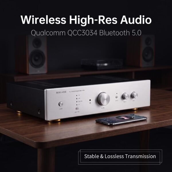 BERLASSE TS-2 Integrated Stereo Amplifier with Bluetooth 5.0 / 200W*2