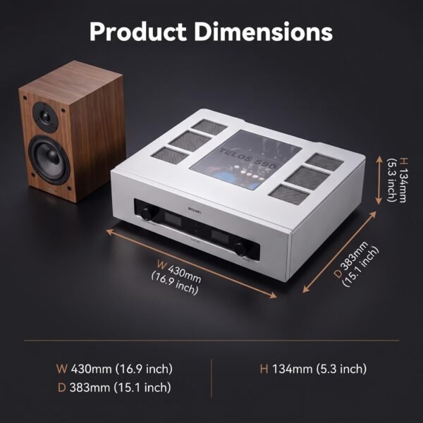 BRZHIFI TELOS-590 Class AB Integrated Amplifier – 200W Hi-Fi