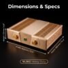 BRZHIFI FM300A Gold Edition High-End Stereo Power Amplifier - 150W