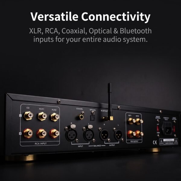 BERLASSE MT-12 Audiophile FET Preamplifier with Dual DAC & Bluetooth 5.4