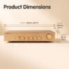 BRZHIFI Class A Hi-Fi Preamplifier - Accuphase C-200 Circuit, 5-Band Precision Tone Control & IR Remote