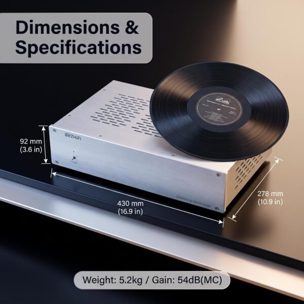BRZHIFI MM/MC Tube Phono Preamplifier - Klimo Circuit Hi-Fi Preamp