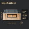 BRZHIFI A75SE Class A Power Amplifier – Dual VU Meters 120W