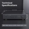 BERLASSE MT-12 Audiophile FET Preamplifier with Dual DAC & Bluetooth 5.4