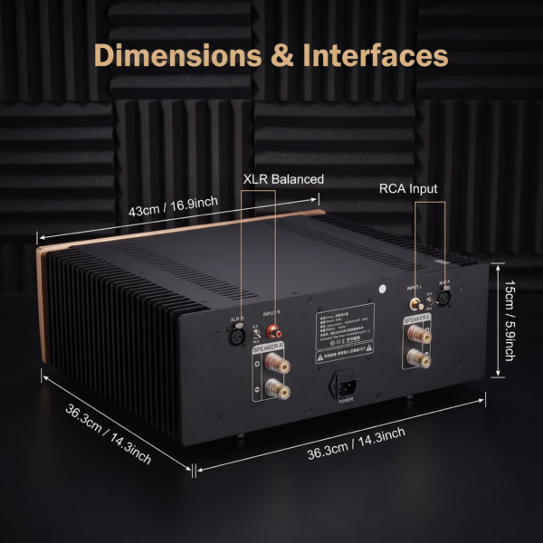 BRZHIFI E405 Class AB Power Amplifier | Reference Accuphase Circuit