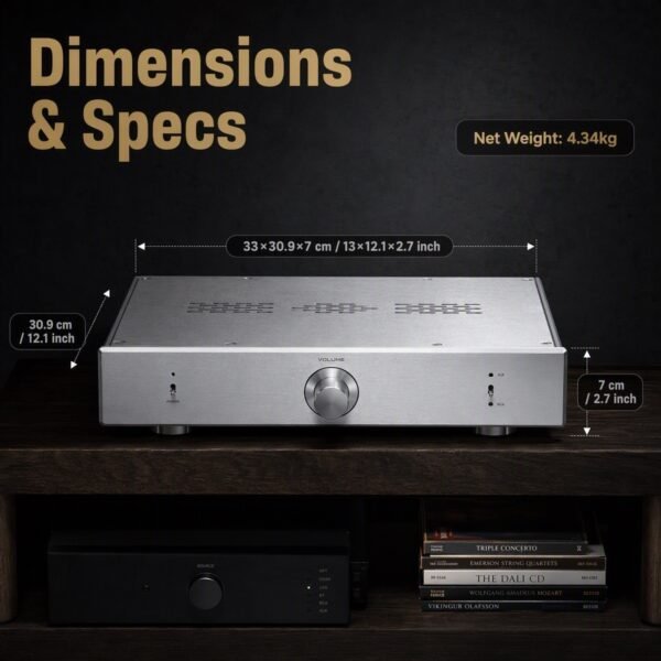 BRZHIFI JC2 MOSFET Preamplifier - Class A Reference JC2 Circuit HiFi Preamp