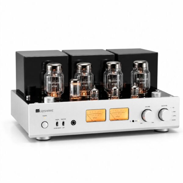 Muzishare X7 Tube Integrated Amplifier | KT88 Push-Pull & Tube Rectified