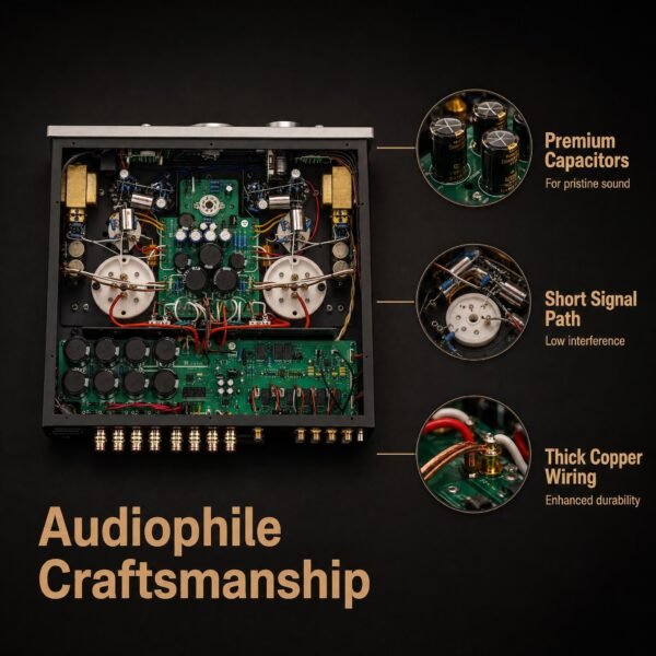 Muzishare R100 Pure Class A Tube Amplifier | 300B Driver for 845/805/211